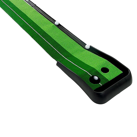 Indoor Practice Putting Green 2.5m Mat Inclined Ball Return