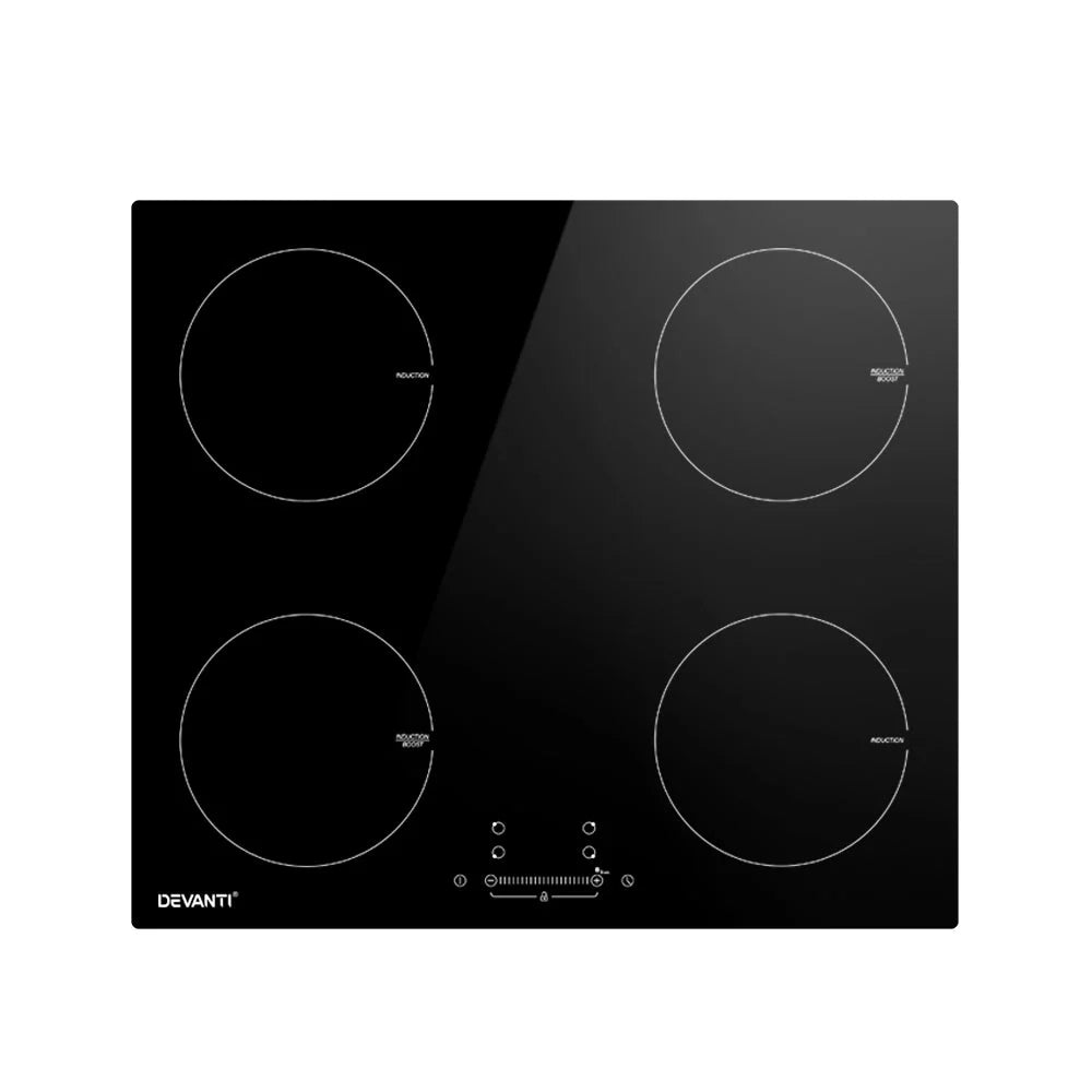 Induction Cooktop 60cm Ceramic 4-Zone Stove Cooktop Hot