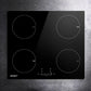 Ceramic 60cm induction cooktop zone with surface detail shown