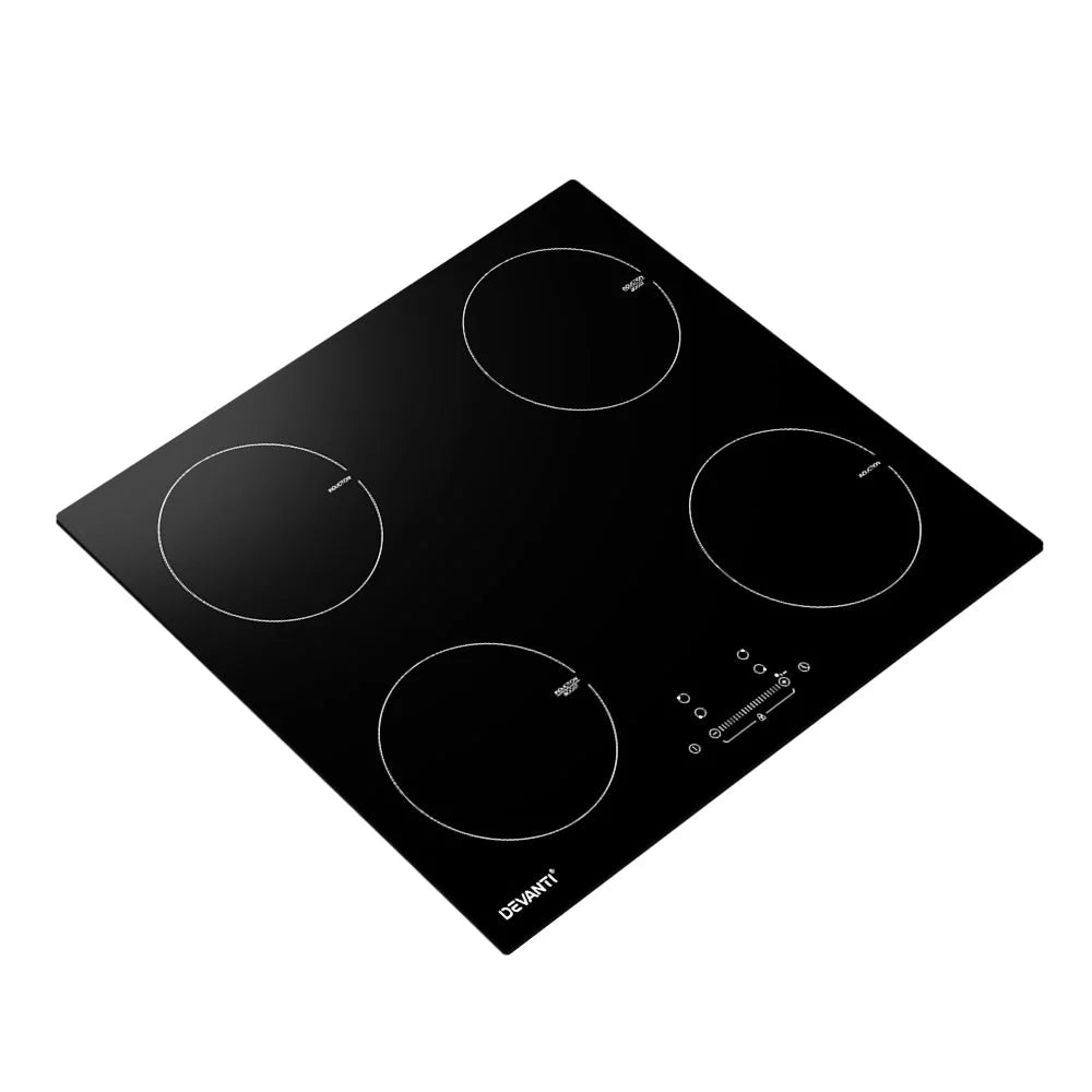 Induction Cooktop 60cm Ceramic 4-Zone Stove Cooktop Hot