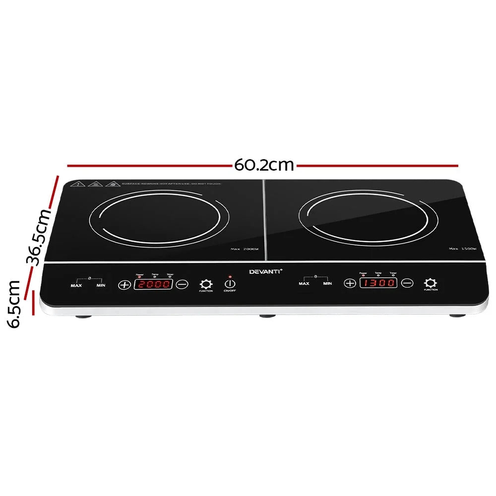 Induction Cooktop 60CM Portable Kitchen Ceramic Glass Cooker