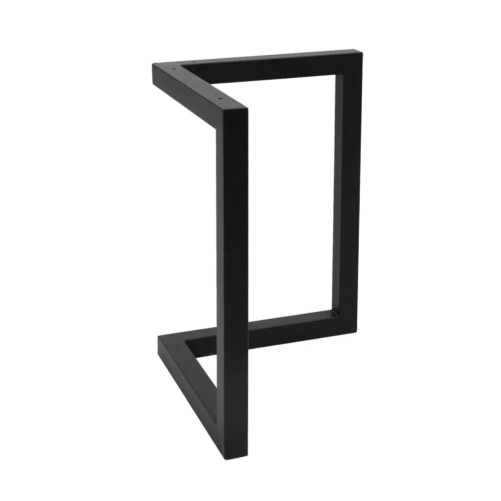 Steel 71cm coffee table with glass top and living room shelf