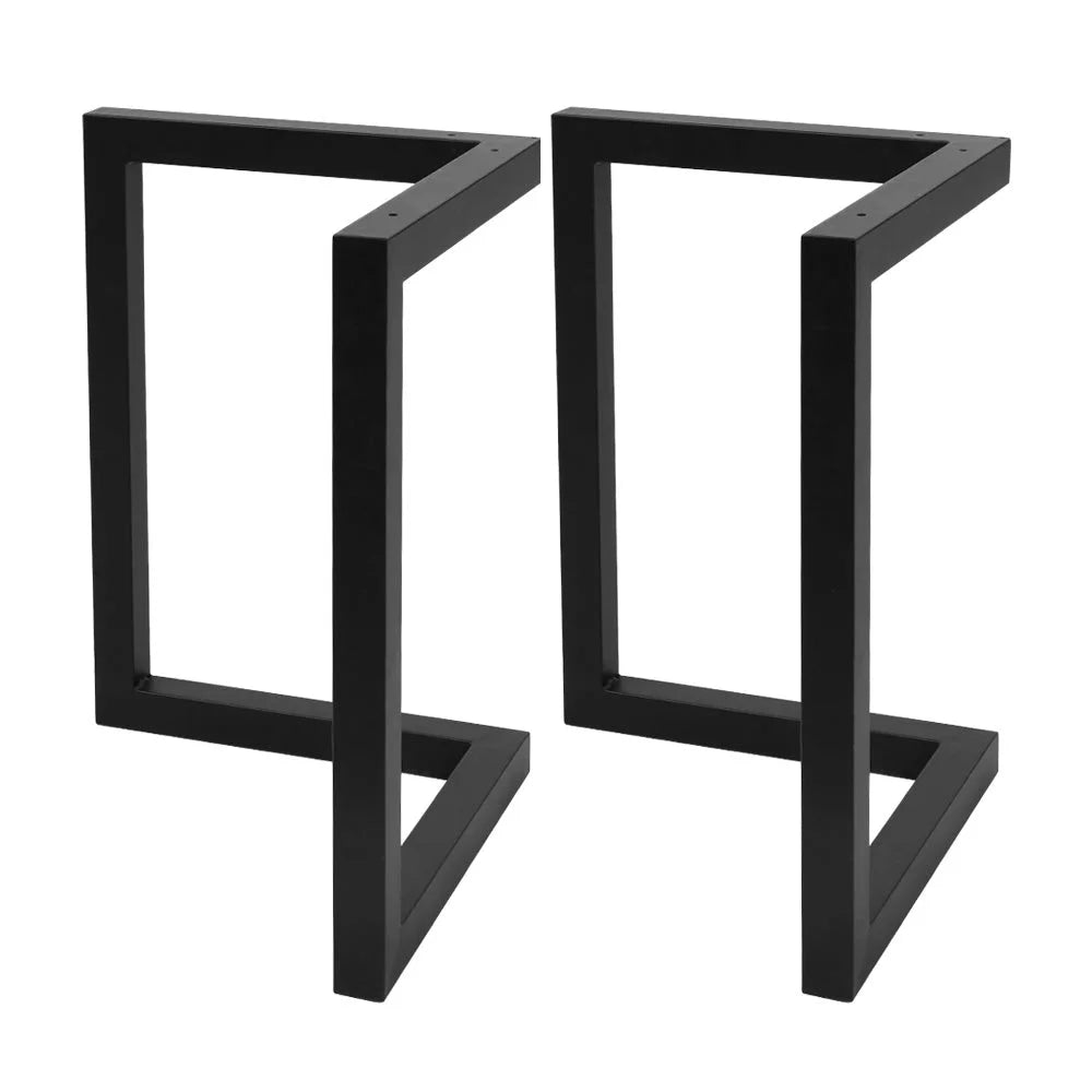 Steel 71cm coffee table with low table top and lower shelf