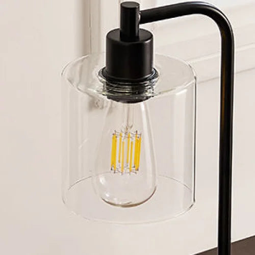 Industrial Table Lamp 2X Pack with USB Ports for Bedside