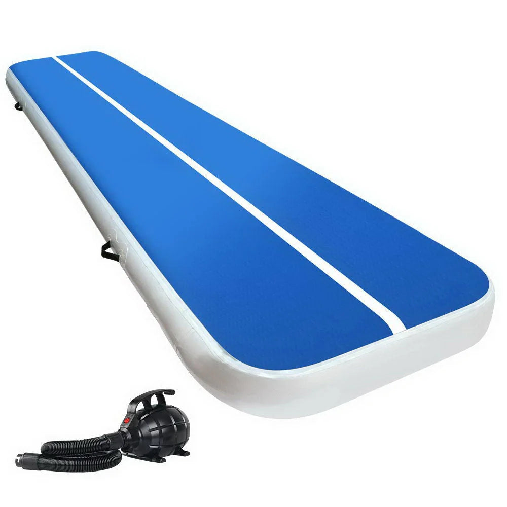 Inflatable Air Track Mat 4X1M 20CM Thick with Pump Tumbling