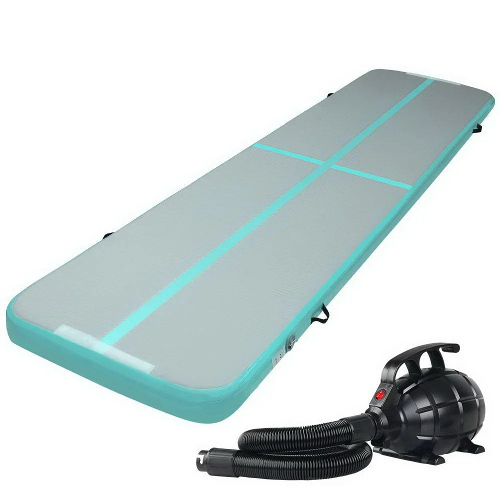 Inflatable Air Track Mat 4X1M with Pump Tumbling Gymnastics