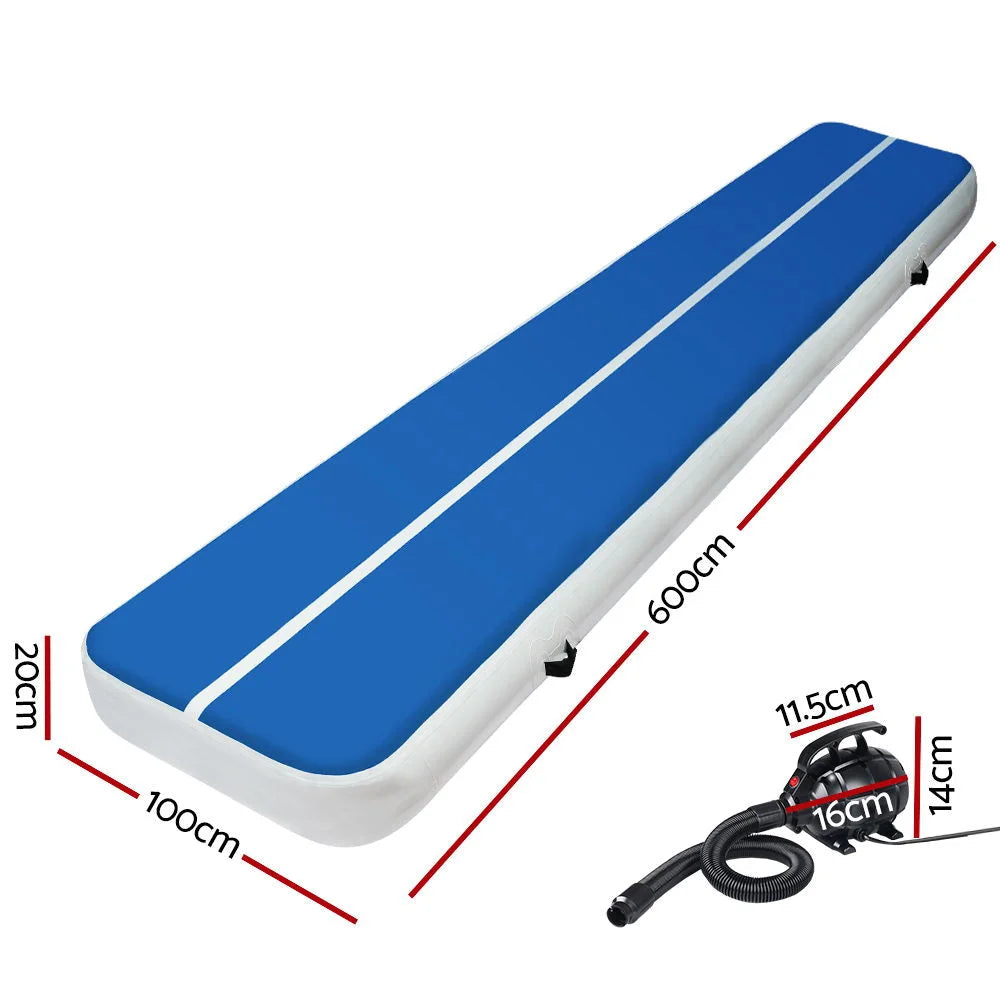 Inflatable Air Track Mat 6 1m 20 Thick