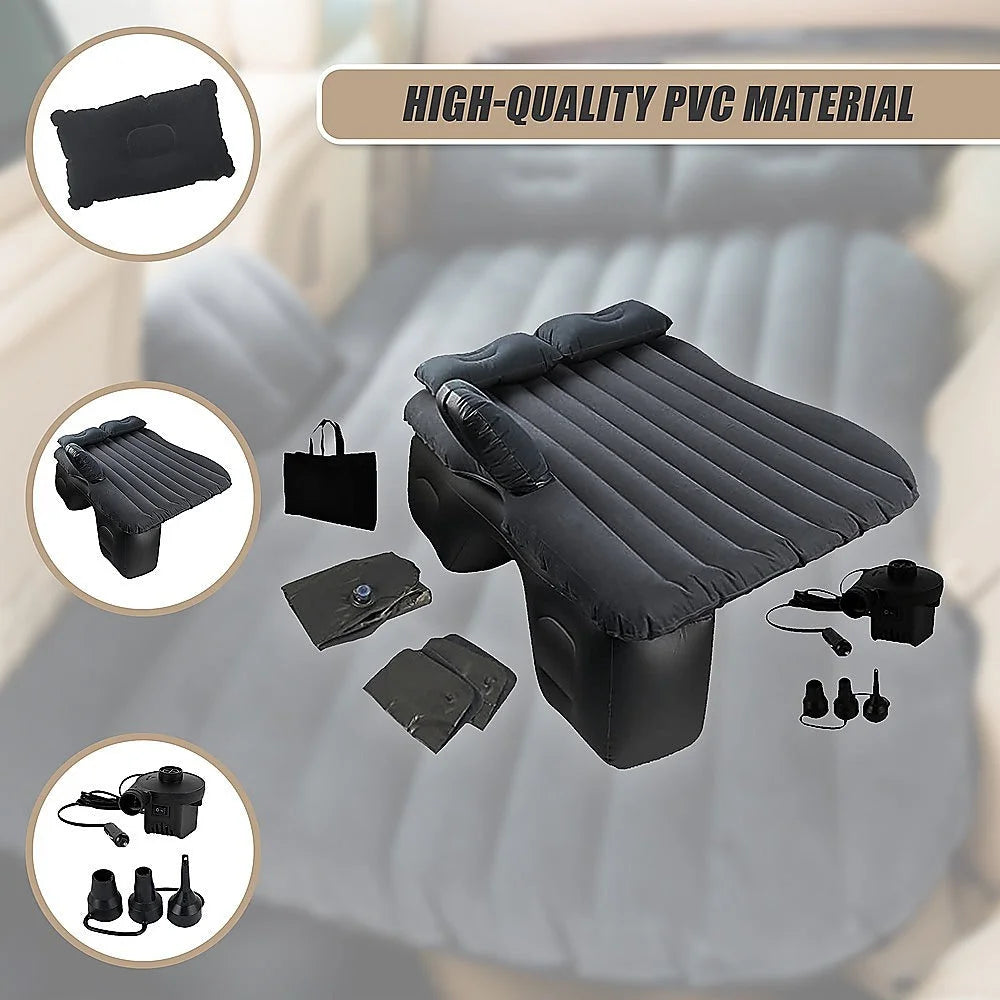 Inflatable Car Back Seat Mattress Portable Travel Camping