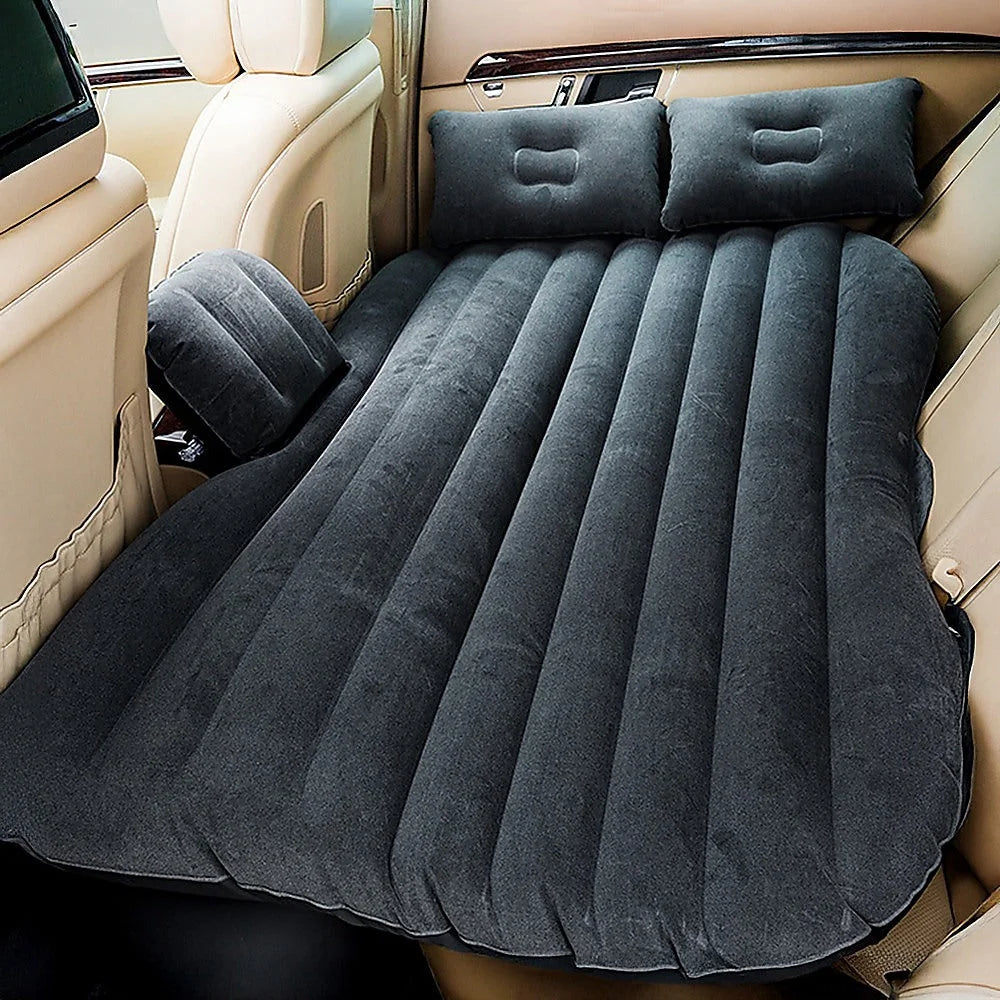 Inflatable Car Back Seat Mattress Portable Travel Camping