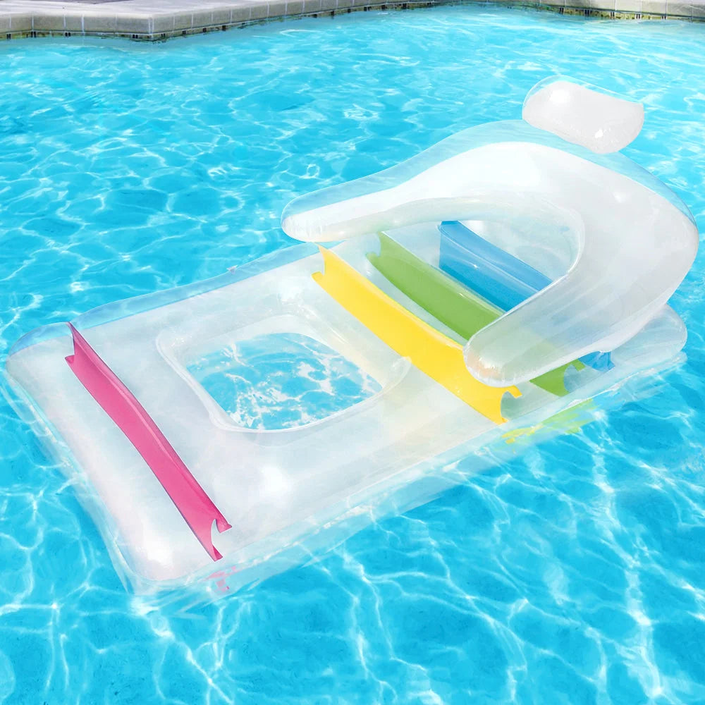Inflatable Float Swimming Pool Bed Seat Play Toy Lounge