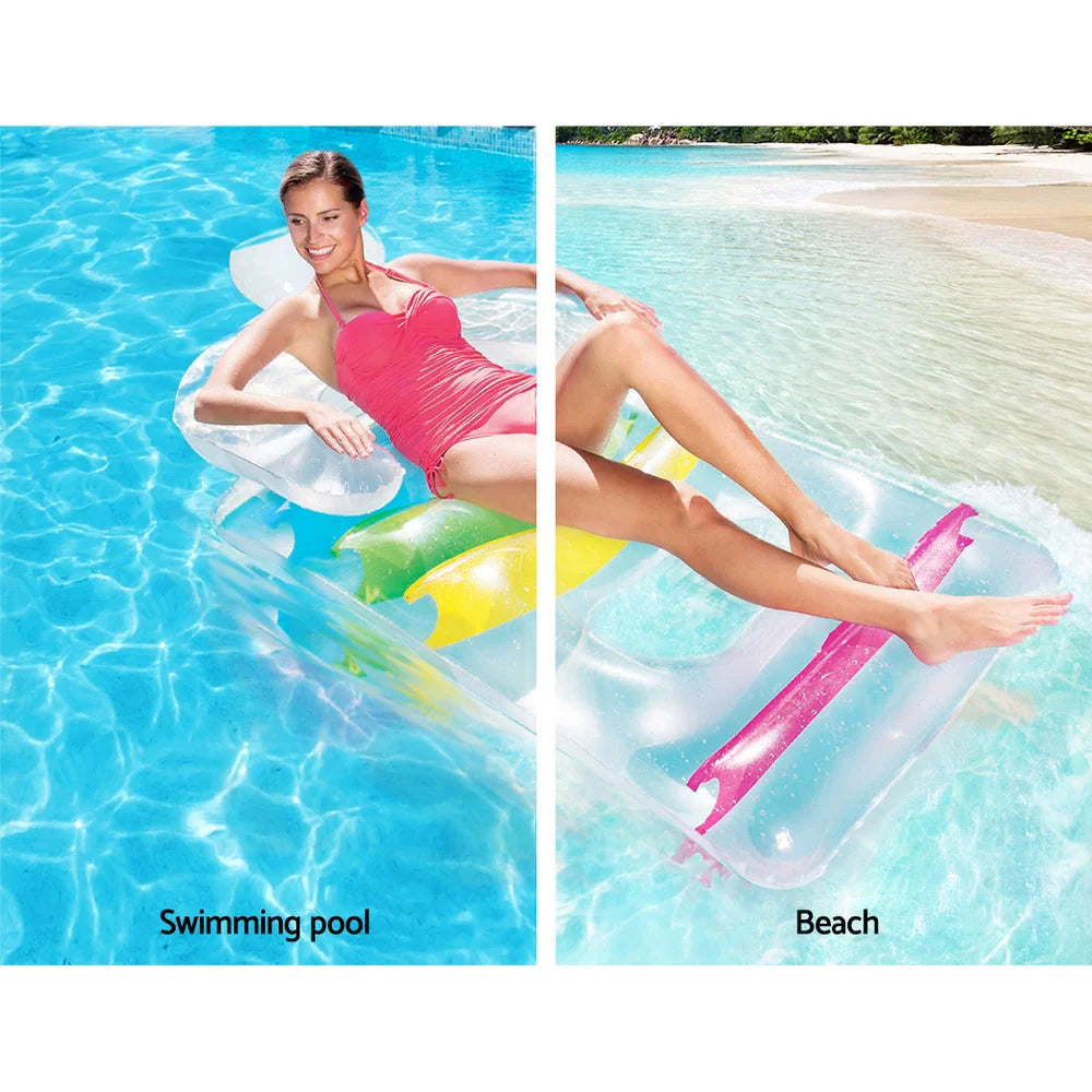 Inflatable Float Swimming Pool Bed Seat Play Toy Lounge