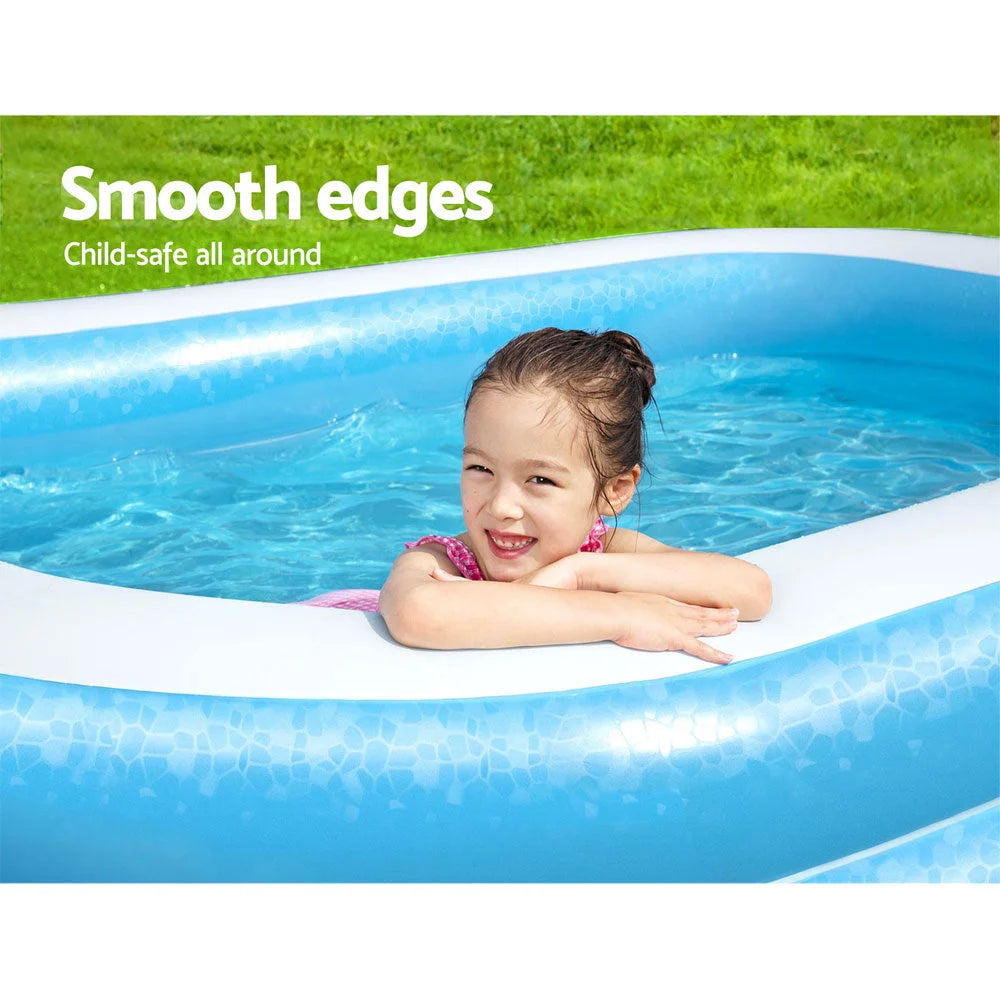 Inflatable Kids Above Ground Swimming Pool - Pool &