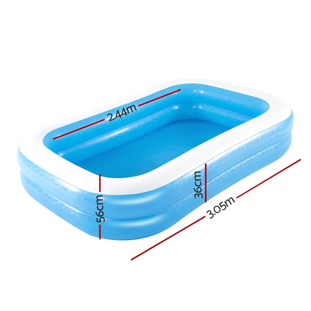Inflatable Kids Above Ground Swimming Pool - Pool &
