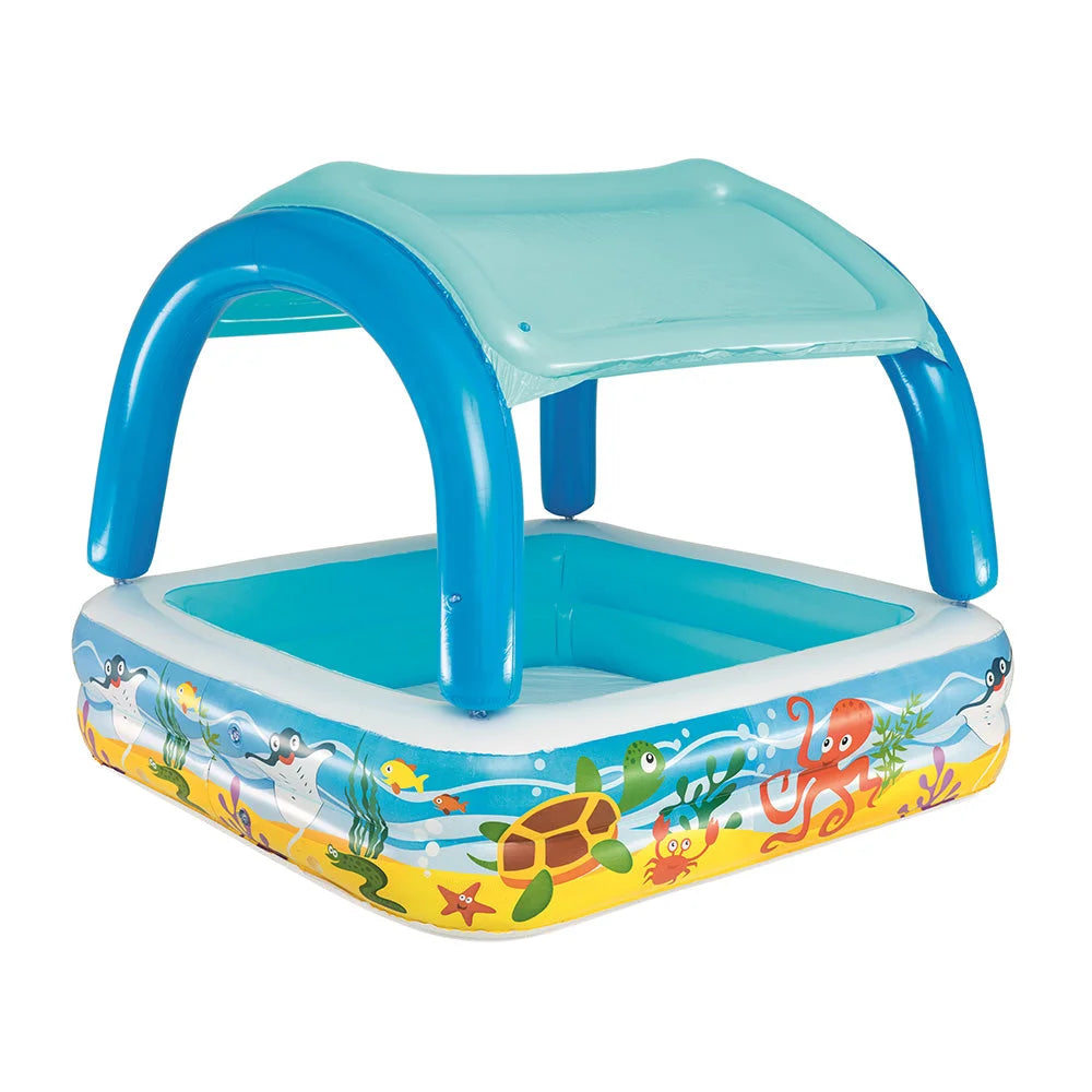 Inflatable Kids Pool Canopy Play Pool Swimming Pool Family