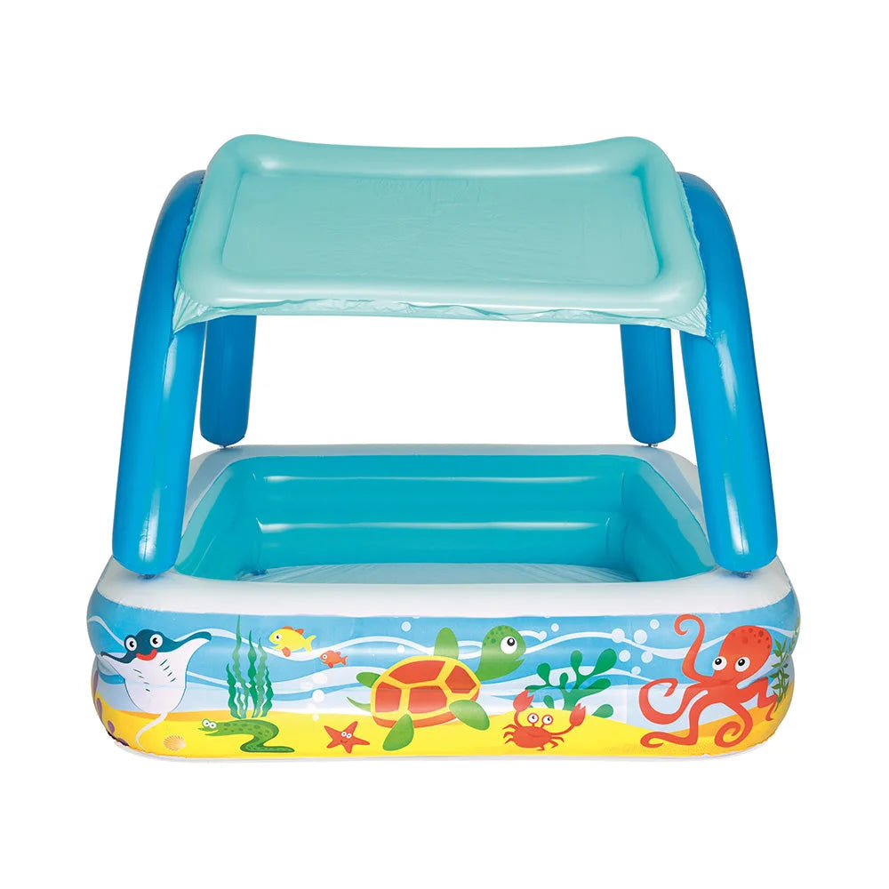 Inflatable Kids Pool Canopy Play Pool Swimming Pool Family