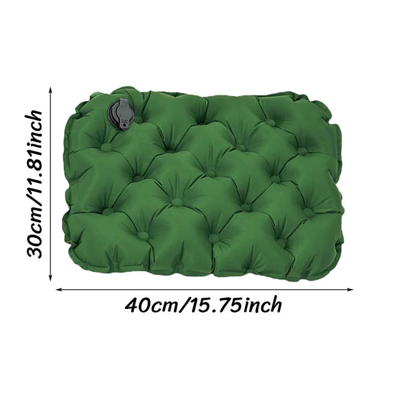 Inflatable Seat Cushion - Portable 40x30x5cm Camping Pad