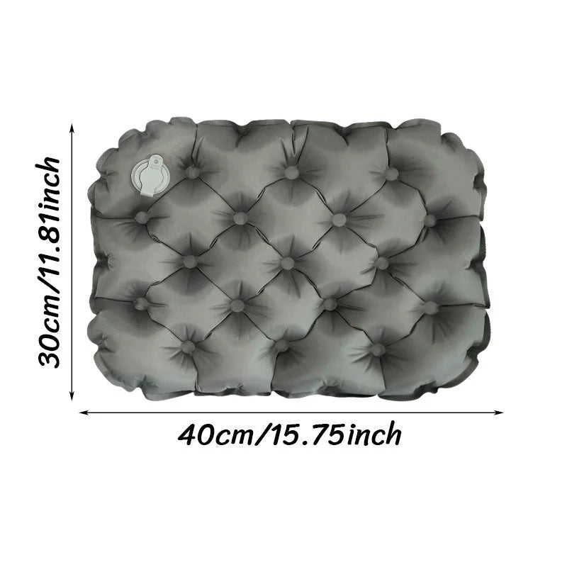 Inflatable Seat Cushion - Portable 40x30x5cm Camping Pad