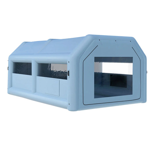 Inflatable Spray Booth Car Paint Tent Filter System 6X4M