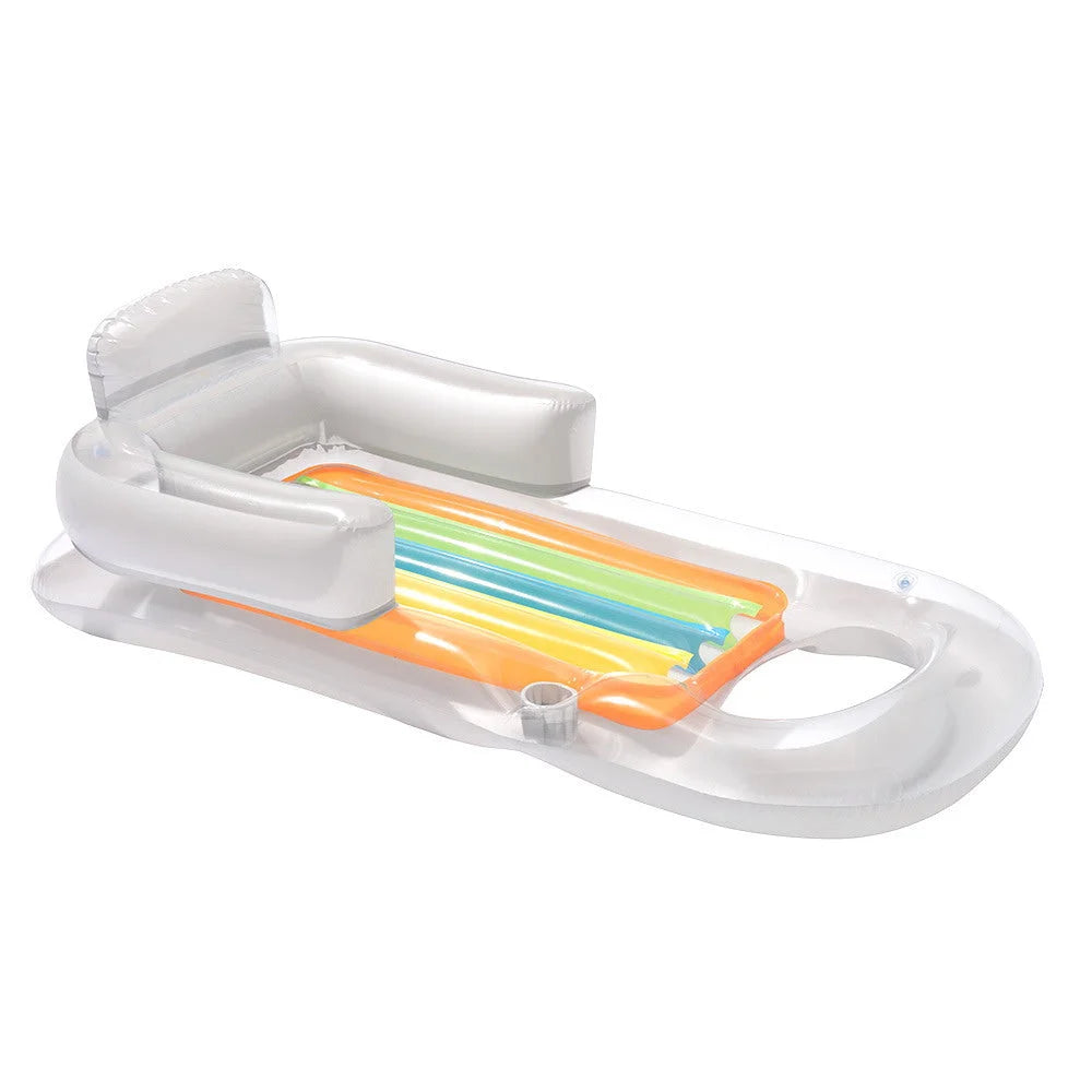 Inflatable Sun Lounger Pool Air-Bed Seat/Chair Lilo Float