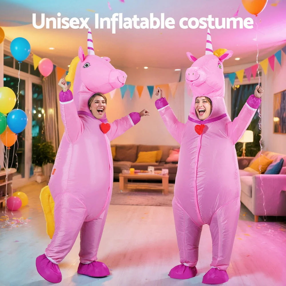 Inflatable Unicorn Costume Adult Suit Blow Up Party Fancy