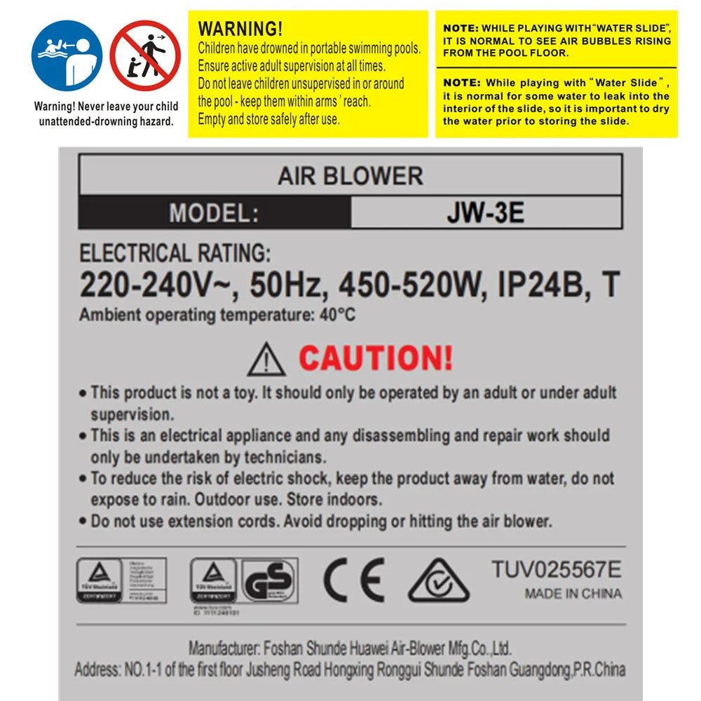 Inflatable Water Jumping Castle Bouncer Kid Toy Windsor