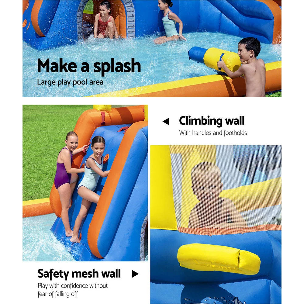 Inflatable Water Slide Jumping Castle Double Slides