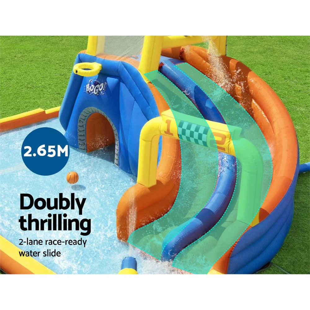 Inflatable Water Slide Jumping Castle Double Slides