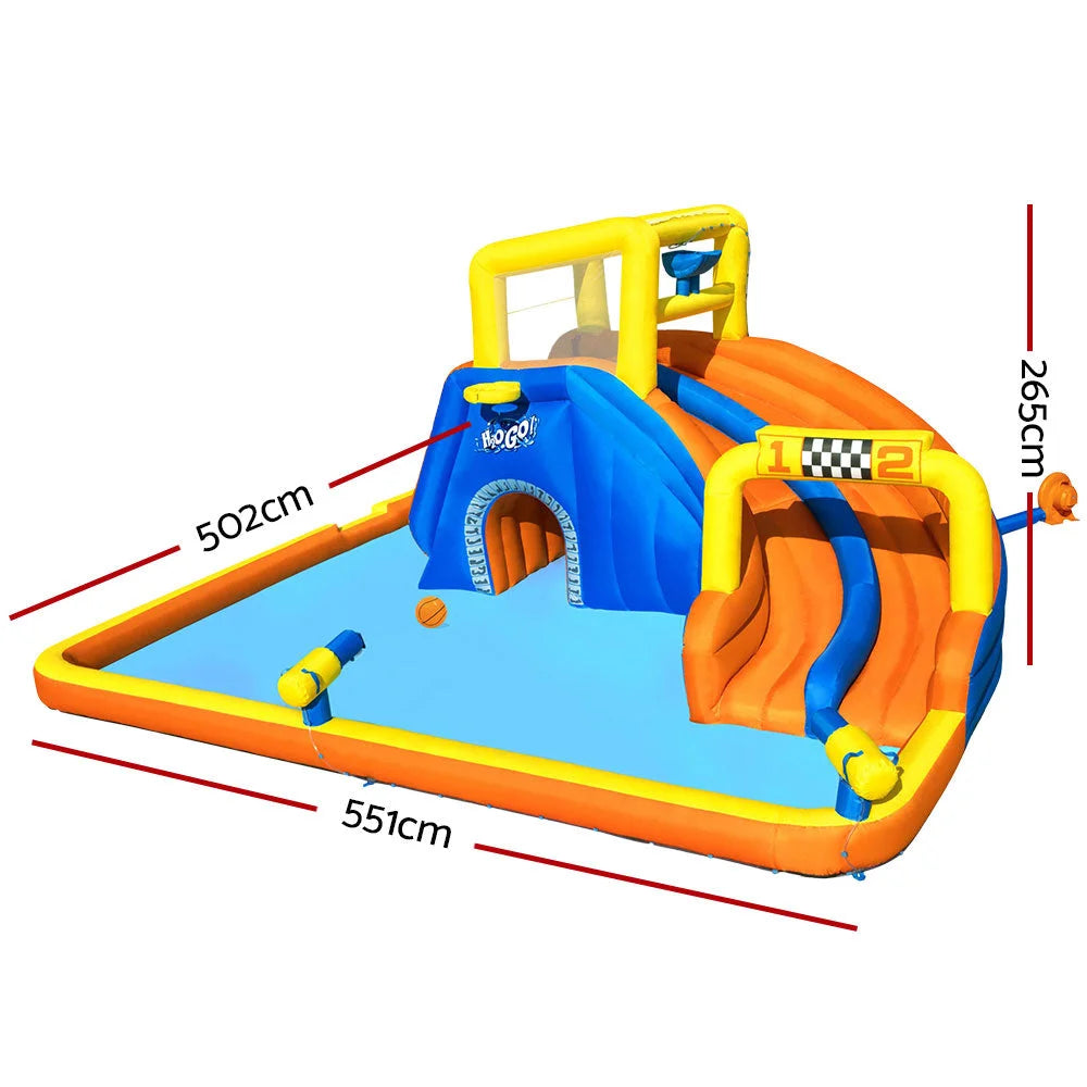 Inflatable Water Slide Jumping Castle Double Slides