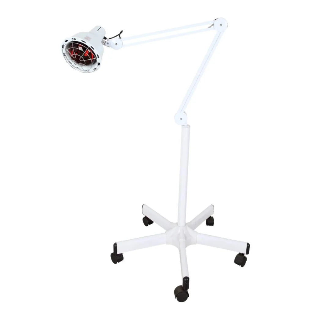 Infrared Heat Floor Lamp 275W Mobile Dimmable Salon Home