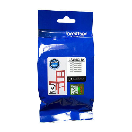 Ink Cartridge BROTHER LC-3319 XL Black to Suit J5330DW