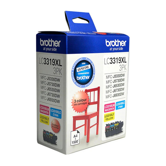 Ink Cartridge BROTHER LC-3319XL Colour Value Pack (Cyan