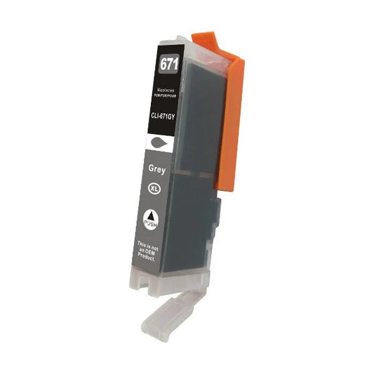 Inkjet Cartridge CANON CLI-671XL Gray Premium Compatible