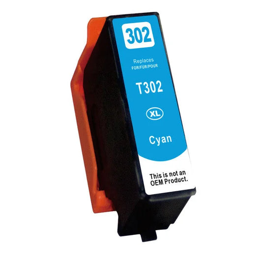 Inkjet Cartridge Cyan Compatible Replacement for 302XL