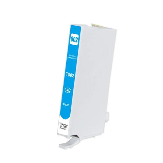 Inkjet Cartridge Cyan Compatible Replacement for 802XL