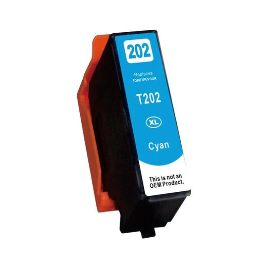 Inkjet Cartridge Epson Premium Replacement for 202XL Cyan