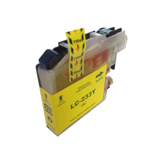 Inkjet Cartridge LC-233 Yellow Compatible