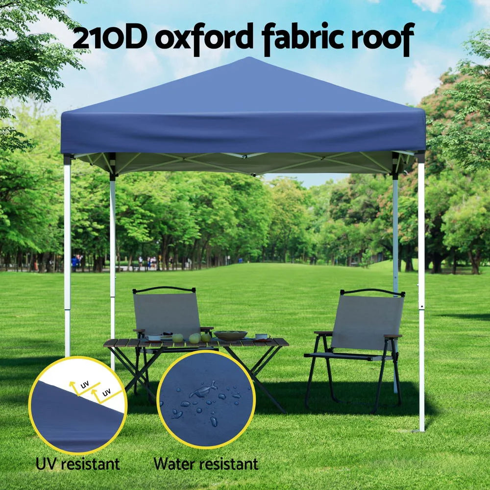 Gazebo 2x2m Outdoor Patio Marquee Shade Blue