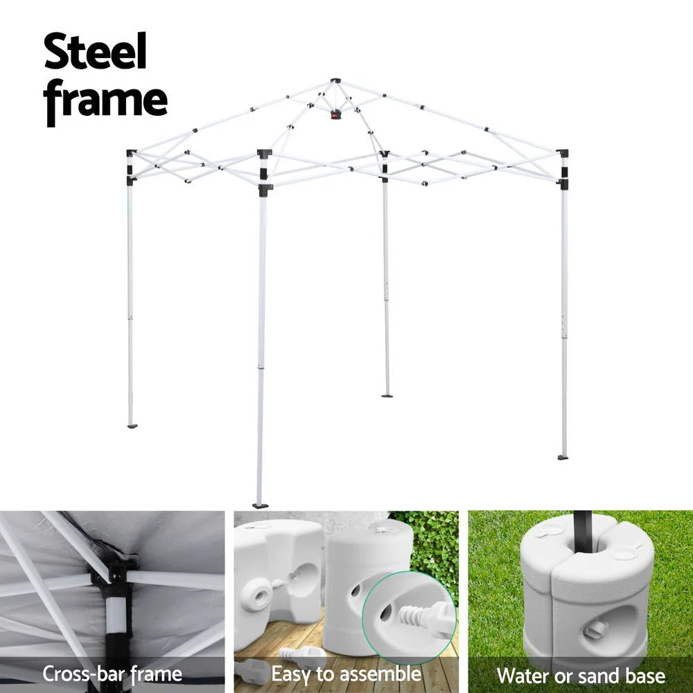 Gazebo with outdoor patio marquee shade w