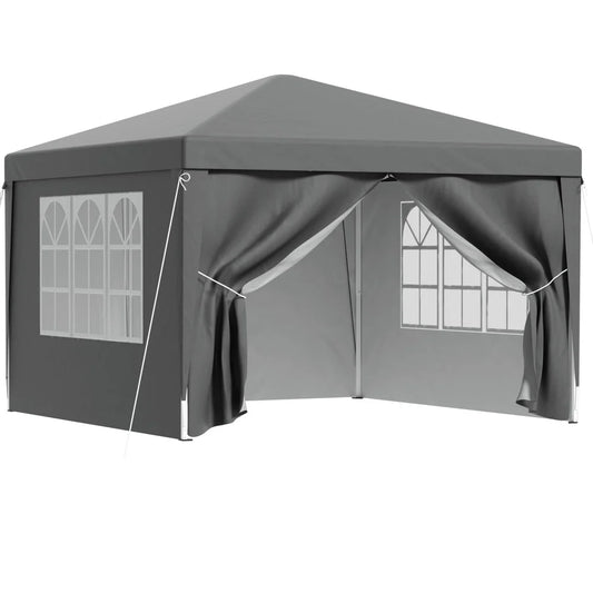 Instahut Gazebo 3x3 Pop Up Marquee Folding Tent Wedding