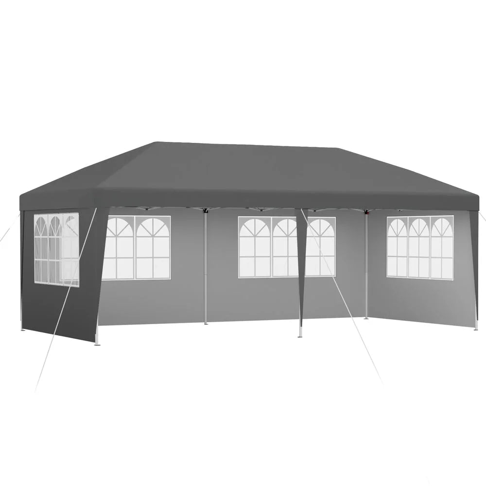 Instahut Gazebo 3x6m Pop Up Marquee Wedding Party Outdoor