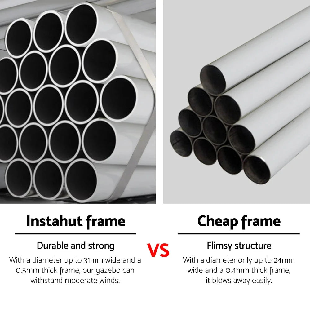 Instahut Gazebo 3x9m Wedding Party Marquee Tent Outdoor