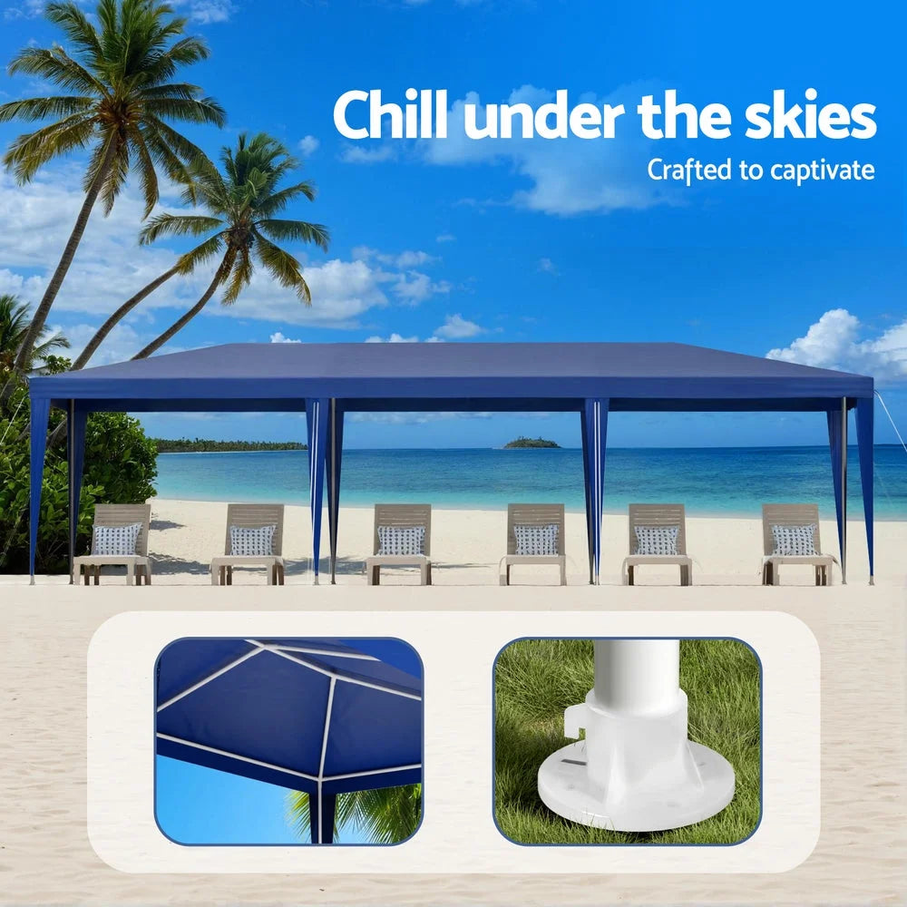 Instahut Gazebo 3x9m Wedding Party Marquee Tent Outdoor