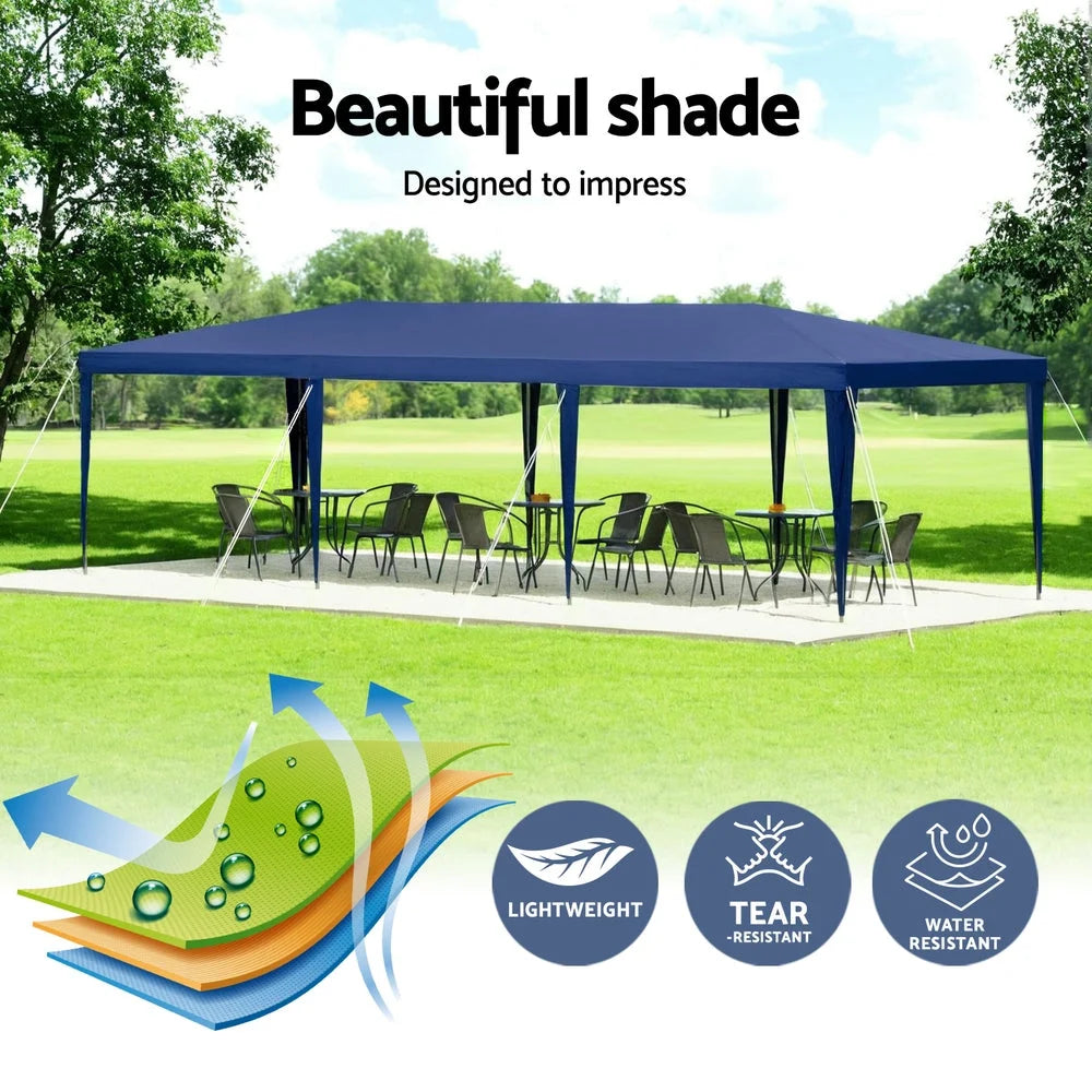 Instahut Gazebo 3x9m Wedding Party Marquee Tent Outdoor