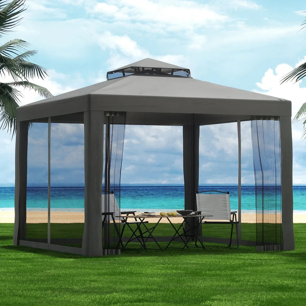 Instahut Gazebo Marquee 3m Outdoor Event Tent Camping Party