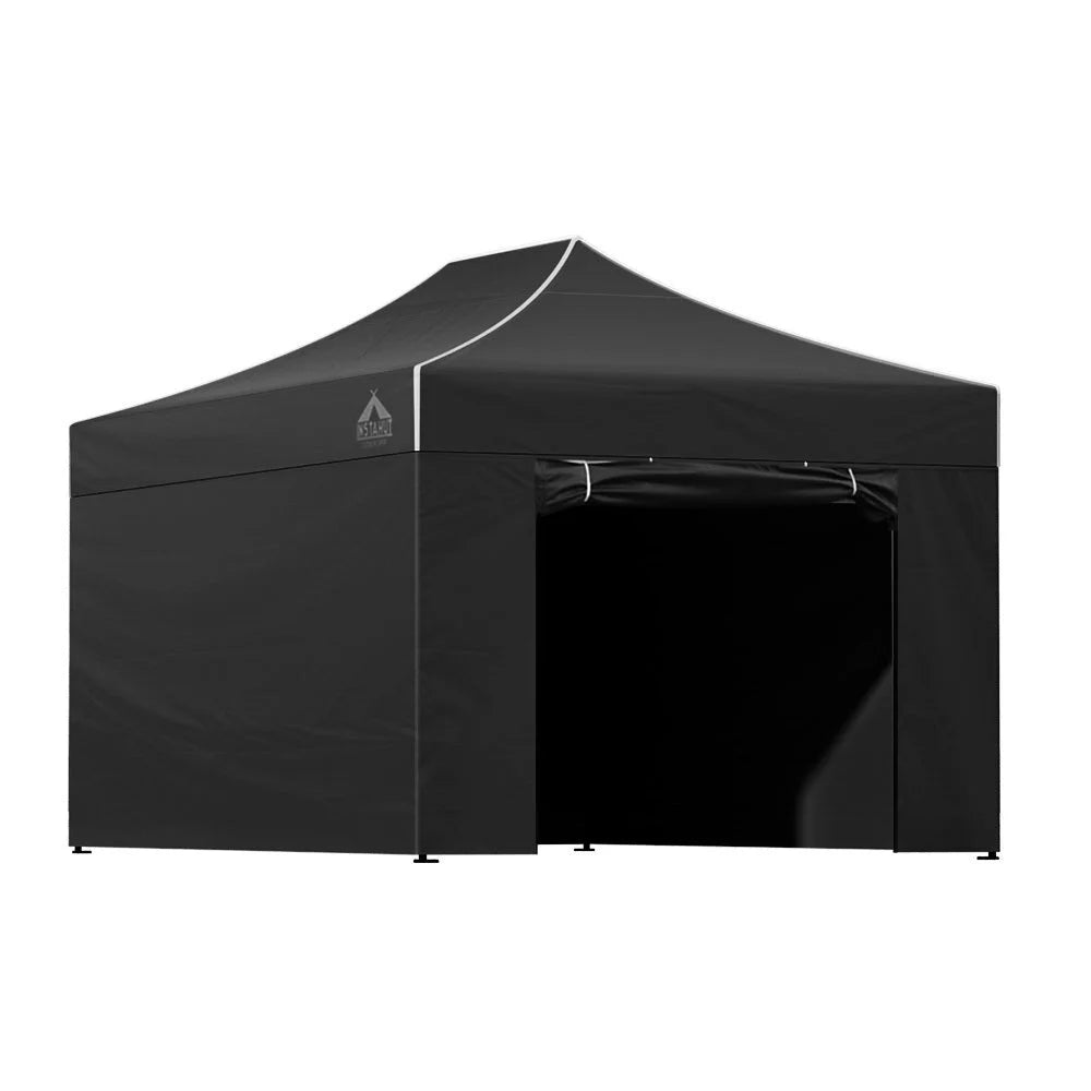 Instahut Gazebo Pop Up Marquee 3x4.5 Folding Tent Wedding