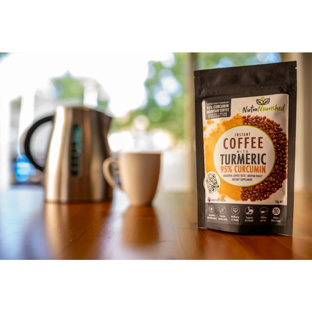 Instant Coffee with 95% Pure Organic Curcumin - Turmeric