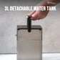 Instant water dispenser with compact layout and accessory details