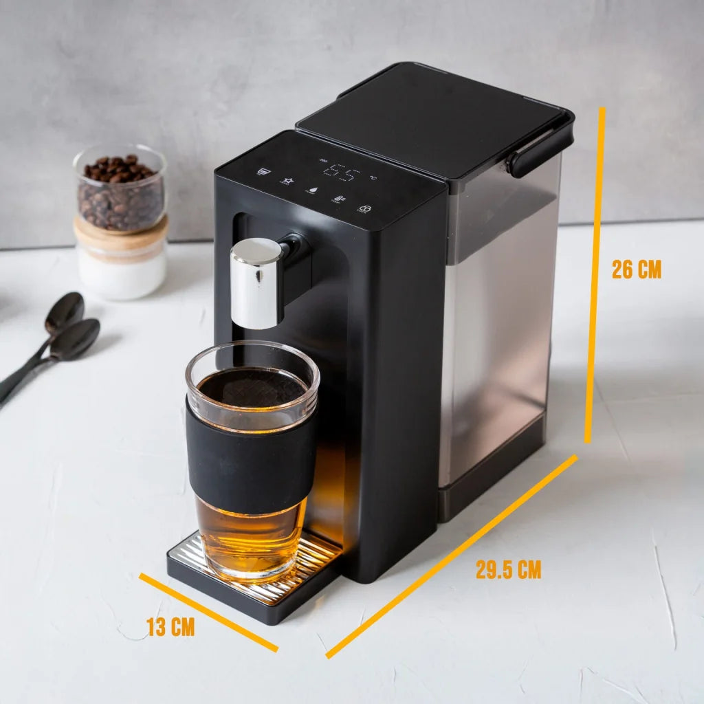 Instant water dispenser with 3l one touch operation adjustable