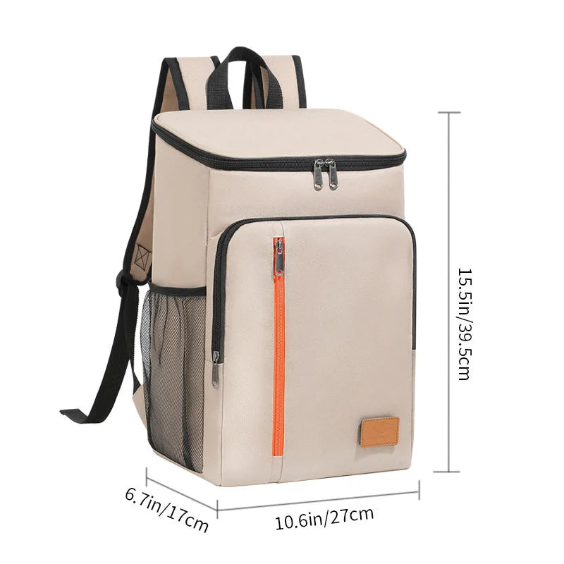 Insulated Cooler Backpack Stylish Portable Fresh keeping Picnic