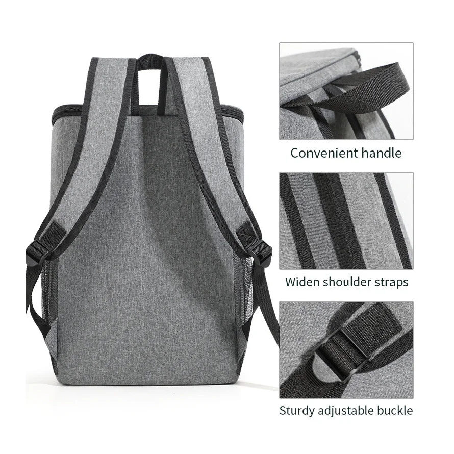 Insulated Cooler Backpack- Stylish Portable Fresh-keeping